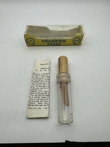 Vintage Faulk's Goose Call Lake Charles, LA NOS New Open Box NOB - Picture 1 of 8