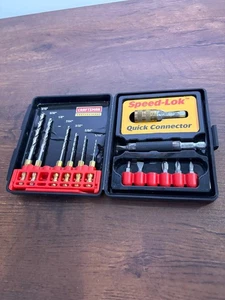 Craftsman Profi Speed-Lok Schraubendreher Set & SAE Bohrer Bits Set 1/16" bis 3/16" - Bild 1 von 4