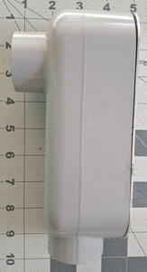 (Stck 2) Eaton LB45 Crouse-Hinds 1-1/4" Leerrohrgehäuse Auslasskasten mit Deckel - Bild 1 von 5
