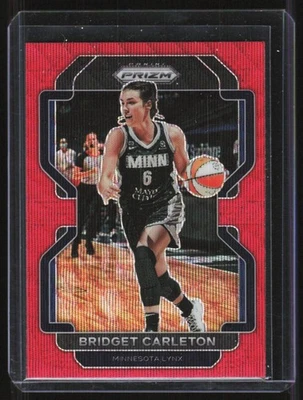 2022-23 Panini Prizm WNBA Red Wave Bridget Carleton Minnesota Lynx #121 - Image 1 of 2