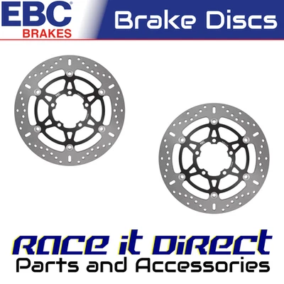 Disco de freio para TRIUMPH DAYTONA 675 R 2011-2016 dianteiro aço EBC - Imagem 1 de 4