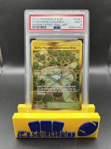 2019 Pokémon Hidden Fates Aether Paradise Conservation Area #SV87 Gold PSA 9 - Picture 1 of 2