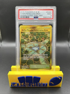 2019 Pokémon Hidden Fates Aether Paradise Conservation Area #SV87 Gold PSA 9 - Image 1 of 2