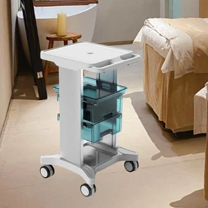 Rolling Beauty Instrument Storage Cart with Pull Out Drawers 17.5x16.4x30inch - Picture 1 of 7