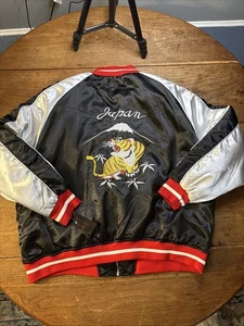 NWT Miss London Black Label Satin Sukajan Women’s Jacket 3XL - Picture 1 of 12