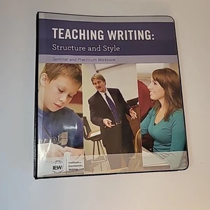 IEW Teaching Writing: Structure and Style, Seminar Workbook Pudewa 2nd ed no dvd - Picture 1 of 7