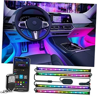  Car Lights, Smart RGBIC Interior Car Lights with APP, Remote Control, LED  - Image 1 of 4