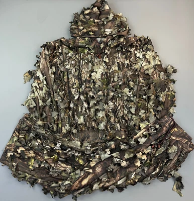 Master Sportsman Ghillie Suit Mens L/XL Camo 3D Leaf Hunting 2 Piece Set - Image 1 of 4
