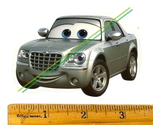 Neue Kunst! Custom 2006 Chrysler 300 Allrad Pixar Autos Charakter Vinyl Aufkleber Abziehbild - Bild 1 von 1