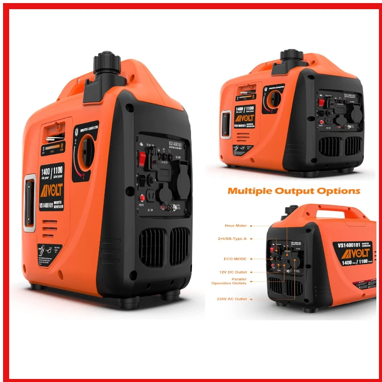 AIVOLT 1400W Inverter | Leise 60dB | 2 USB + 12V - Bild 1 von 4