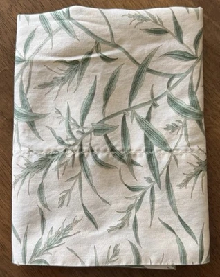 LRL Ralph Lauren 沙漠平原 1 国王枕套 意大利制造 绿色植物 — 第 1/4 张图片