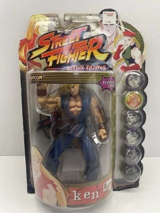 Street Fighter Ken Actionfigur Round One Capcom 1999 Vintage Neu Originalverpackt - Bild 1 von 11