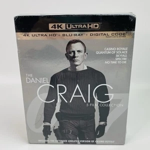 James Bond: The Daniel Craig 5-Film Collection 4K Ultra HD + Blu-ray & Digital - Picture 1 of 11