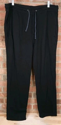 Pantalones de chándal estándar James Perse de algodón negro para hombre talla 4 - XL minimalistas Foto 1 de 4
