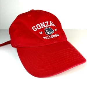 Gonzaga Bulldogs '47 Brand Adjustable Red Baseball Cap Hat One Size Fits All EUC - Picture 1 of 9