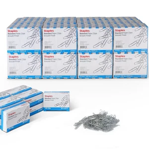 Staples Paper Clips #1 Silver 25000/Carton (72377/72384CT) - Picture 1 of 2