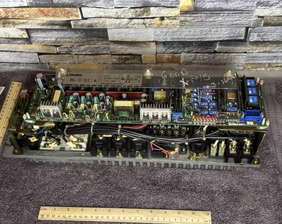 Servoaccionamiento eje X Okuma BL-D50A para motor tipo BL-80E-20 para piezas Foto 1 de 4