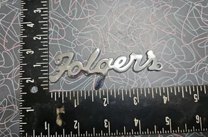 Vintage Metal Dealership Emblem Charlotte, N.C. NC Dealer "Folgers" - Picture 1 of 7