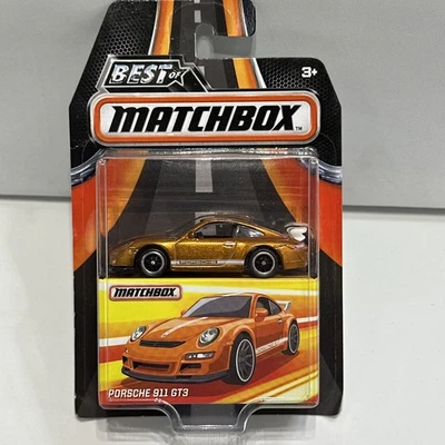 2016 Matchbox MB Best of Spectraflame Orange Porsche 911 GT3 Real Riders  - Image 1 of 4