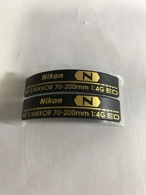 1pcfor Nikon 70-200 F4 2.8III 2.8GII Second Generation Label Sign Nameplate Logo - Image 1 of 4