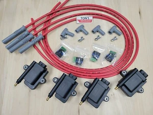 Bobina inteligente IGN IGTB alta salida y cables de bujía MSD Mazda 13B kit giratorio 180* - Imagen 1 de 5