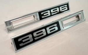 1969 Chevy Chevelle '396' Emblem Side Marker Light Bezel Front Fender - Picture 1 of 13
