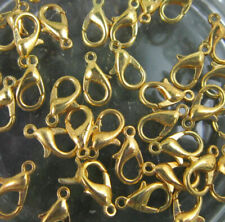 Wholesale 100X Silver/Gold/Bronze Lobster Claw Clasps Hooks DIY Jewelry Findings