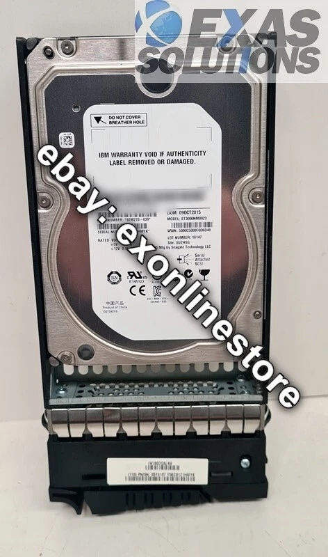 85Y6187 - 3TB 7200RPM NL SAS HDD for Storwize V7000 - Image 1 of 1
