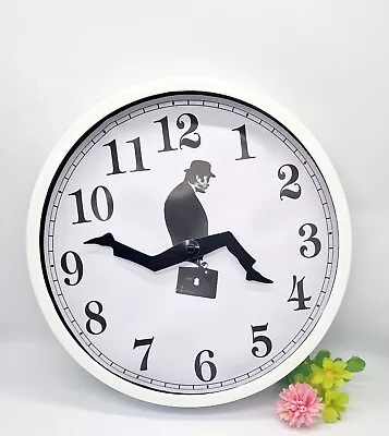 Running Man Oat The Office With Briefcase Clock Wall Watch Funny Clock No Glass - Image 1 of 4