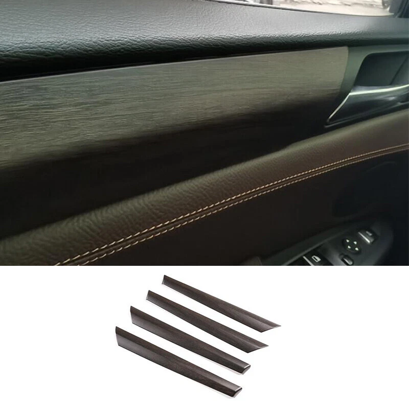For BMW X3 F25 X4 F26 2014-2017 Oak Grain Interior Door Panel Cover Trim 4PCS - Image 1 of 4
