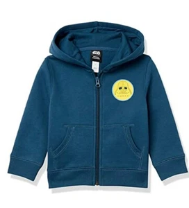 NWT Boys Size 4T STAR WARS Blue Darth Vader Full Zip Hooded Jacket Hoodie - Picture 1 of 5