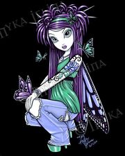 Butterfly Fairy Rose Tattoo Sky Myka Jelina Fairy Signed Myka Jelina Art Print