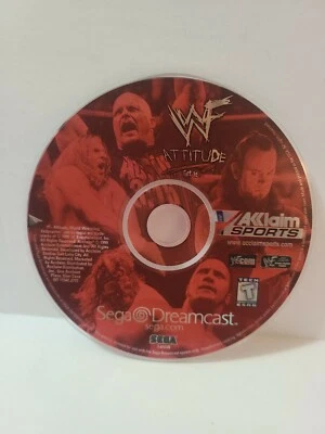 WWF WWE Attitude (Sega Dreamcast, 1999) Game DISC ONLY TESTED - Image 1 of 2