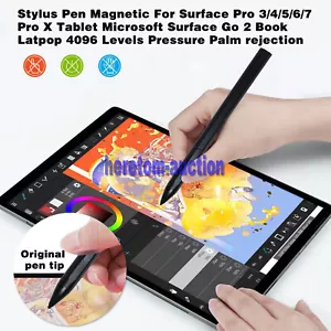 For Microsoft Surface Pro 3/4/5/6/7/8 Stylus Magnetic Smart Rechargeable Pen - Picture 1 of 22