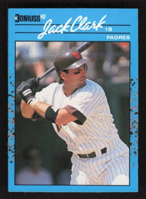 1990 Donruss Best of the NL  #109 Jack Clark  San Diego Padres - Image 1 of 2