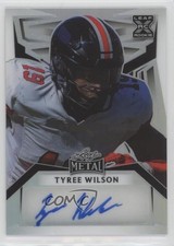 2023 Leaf Metal Portrait Silver Prismatic /7 Tyree Wilson #PA-TW1 Rookie Auto RC
