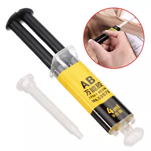 1x Epoxy Resin AB Glue Super Strong Adhesive Repair Glue For Glass Resin Plastic - Picture 1 of 13