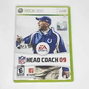 NFL Head Coach 09 (Microsoft Xbox 360, 2008) Complete & Tested Video Game Rare - Picture 1 of 3
