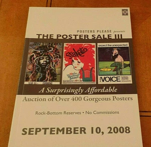 Posters Please Auction Catalog The Poster Sale III 400 Posters September 2008 NF - Picture 1 of 3