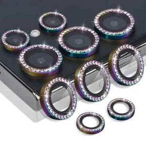 Bling Diamant Kamera Objektiv Metall Glas Ring Schutz Fr Samsung Galaxy S24 Ultra - Bild 1 von 18