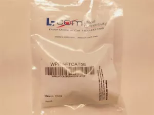 L-Com WPRJ-FTCAT5E IP67 Panel Mount RJ45 Shielded Feed Through Coupler - Picture 1 of 3