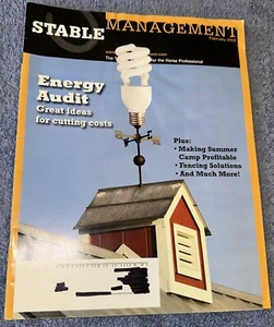 Stable Management Magazine February 2010 Energy Audit Great Ideas For Cutting $$ - Bild 1 von 3