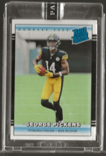 George Pickens 2022 Panini Instant Donruss NFL Rated Rookie Retro Black 1/1 RC