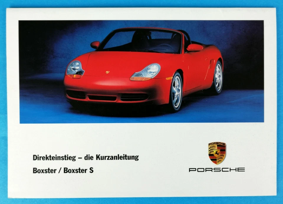 PORSCHE BOXTER BROCHOURE - IN TEDESCO - MANUALE - Immagine 1 di 3
