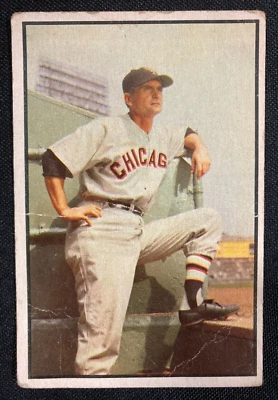 1953 BOWMAN BASEBALL CARD PAUL RICHARDS #39 BV $30 CF - Image 1 of 2