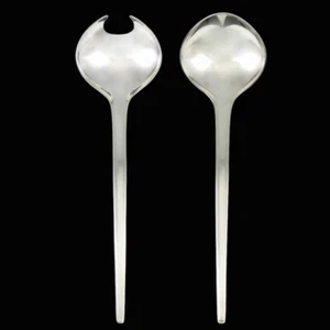 Georg Jensen. All Silver Salad Serving Set 131- Fregat / Argo #118. - Picture 1 of 1