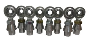 ECONOMY 4 LINK KIT 5/8 x 3/4-16 HEIM JOINTS WELD-IN THREADED BUNGS .250 - Picture 1 of 7