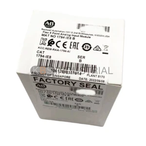 New Sealed Allen Bradley 1794-IE8 SER B Flex 8 PointAnalog Input Module 1794IE8 - Picture 1 of 1