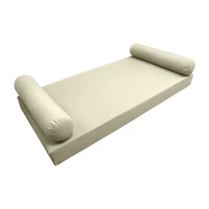 *COVER ONLY*S5 Daybed Mattress Bolster Pillow Covers Knife Edge Full Size AD005 - Picture 1 of 12