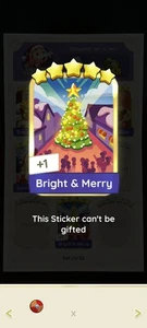 MONO GO 5* GOLD BLITZ WITH THE NAME OF BRIGHT & MERRY WITH🔥SUPERFAST SENDING🔥 - Picture 1 of 1